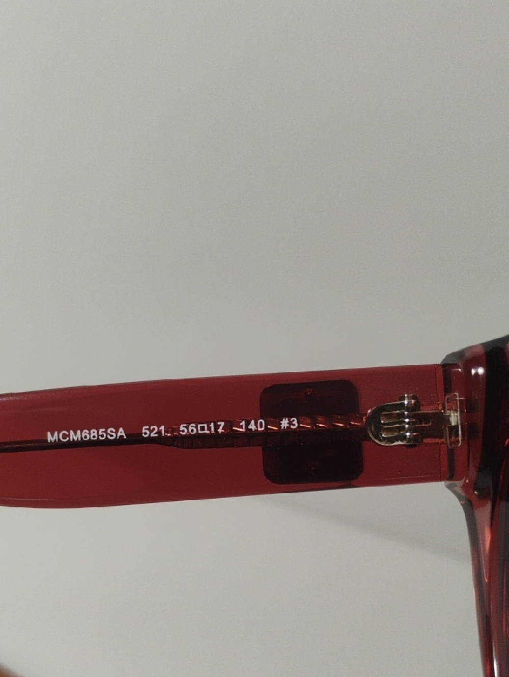 MCM Cat Eye Sunglasses NWT!  MCM 685SA 521 56◻️17 140 #3 In Violet - Picture 4 of 9
